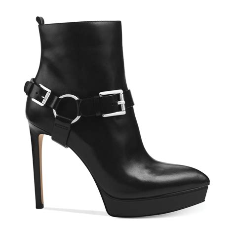 black booties michael kors|Michael Kors black boots women.